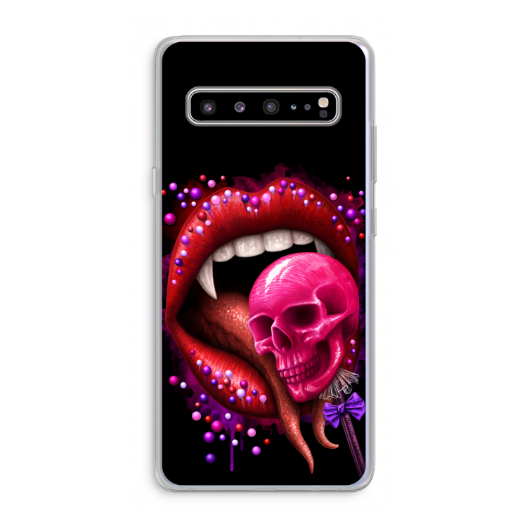 CaseCompany Dodelijk zoet: Samsung Galaxy S10 5G Transparant Hoesje