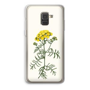 CaseCompany Tansy: Samsung Galaxy A8 (2018) Transparant Hoesje