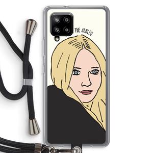 CaseCompany Ashley: Samsung Galaxy A42 5G Transparant Hoesje met koord