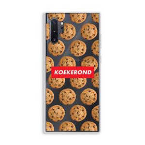 CaseCompany Koekerond: Samsung Galaxy Note 10 Plus Transparant Hoesje