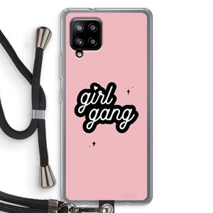 CaseCompany Girl Gang: Samsung Galaxy A42 5G Transparant Hoesje met koord