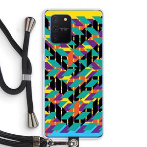 CaseCompany Skew Bee 1: Samsung Galaxy Note 10 Lite Transparant Hoesje met koord
