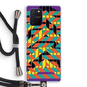 CaseCompany Skew Bee 2: Samsung Galaxy Note 10 Lite Transparant Hoesje met koord