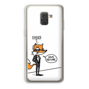 CaseCompany GSM secure: Samsung Galaxy A8 (2018) Transparant Hoesje