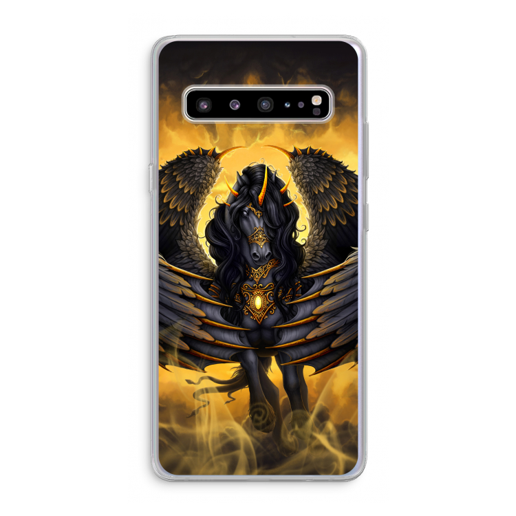 CaseCompany Pegasus: Samsung Galaxy S10 5G Transparant Hoesje