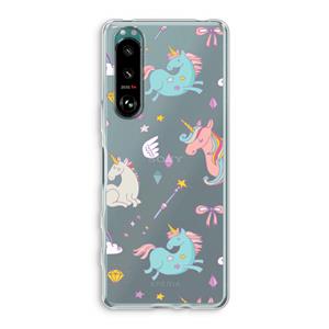 CaseCompany Fantasiewereld: Sony Xperia 5 III Transparant Hoesje