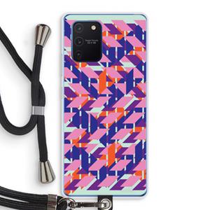 CaseCompany Skew Blush 3: Samsung Galaxy Note 10 Lite Transparant Hoesje met koord