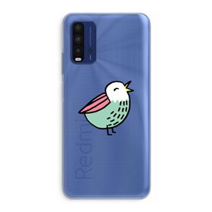 CaseCompany Birdy: Xiaomi Redmi 9T Transparant Hoesje