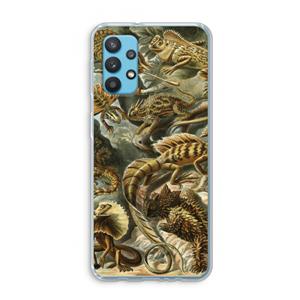 CaseCompany Haeckel Lacertilia: Samsung Galaxy A32 4G Transparant Hoesje