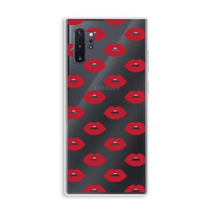 CaseCompany Lips: Samsung Galaxy Note 10 Plus Transparant Hoesje