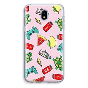 CaseCompany Things Jamie Loves: Samsung Galaxy J5 (2017) Transparant Hoesje