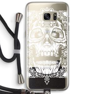 CaseCompany Seek & Destroy: Samsung Galaxy S7 Edge Transparant Hoesje met koord