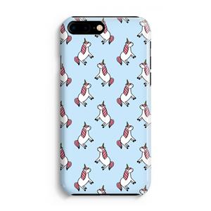 CaseCompany Eenhoorns overal: iPhone 8 Plus Volledig Geprint Hoesje