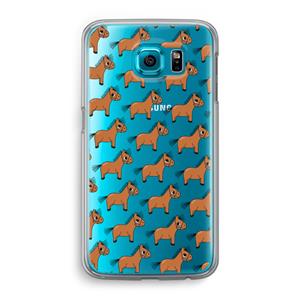 CaseCompany Pony: Samsung Galaxy S6 Transparant Hoesje