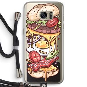 CaseCompany Diet Coke Please: Samsung Galaxy S7 Edge Transparant Hoesje met koord