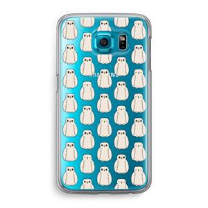 CaseCompany Uilen: Samsung Galaxy S6 Transparant Hoesje