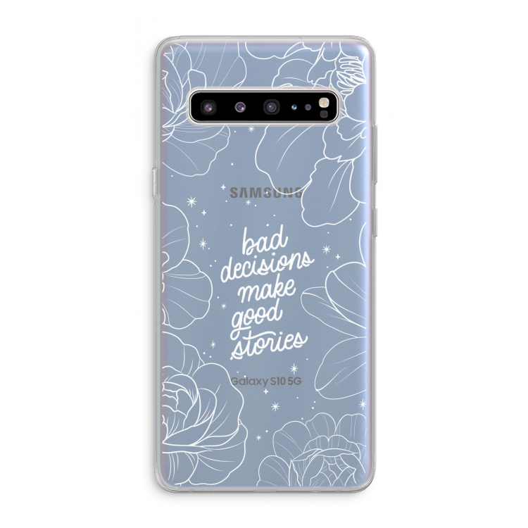 CaseCompany Good stories: Samsung Galaxy S10 5G Transparant Hoesje