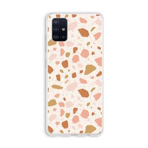 CaseCompany Terrazzo N°18: Galaxy A51 4G Transparant Hoesje