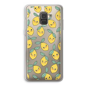 CaseCompany Citroenen: Samsung Galaxy A8 (2018) Transparant Hoesje