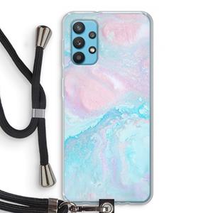 CaseCompany Fantasie pastel: Samsung Galaxy A32 4G Transparant Hoesje met koord