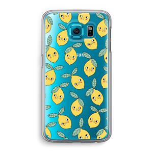 CaseCompany Citroenen: Samsung Galaxy S6 Transparant Hoesje