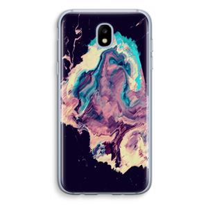 CaseCompany Cosmic Silence: Samsung Galaxy J5 (2017) Transparant Hoesje