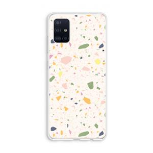 CaseCompany Terrazzo N°21: Galaxy A51 4G Transparant Hoesje