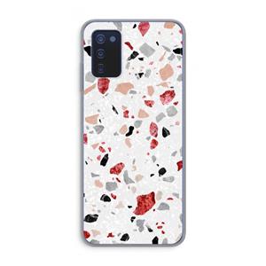 CaseCompany Terrazzo N°12: Samsung Galaxy A03s Transparant Hoesje