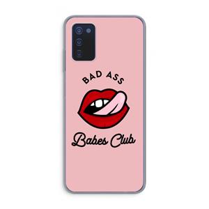 CaseCompany Badass Babes Club: Samsung Galaxy A03s Transparant Hoesje