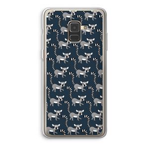 CaseCompany Makis: Samsung Galaxy A8 (2018) Transparant Hoesje