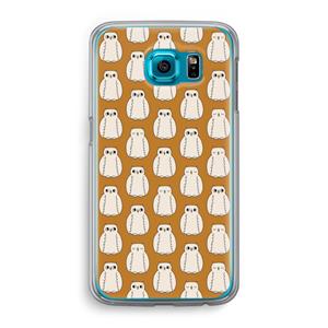 CaseCompany Uilen: Samsung Galaxy S6 Transparant Hoesje