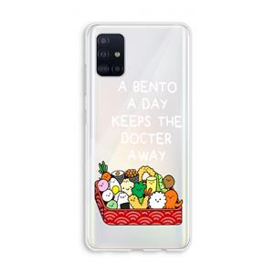CaseCompany Bento a day: Galaxy A51 4G Transparant Hoesje
