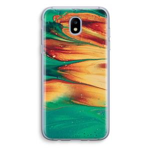 CaseCompany Green Inferno: Samsung Galaxy J5 (2017) Transparant Hoesje