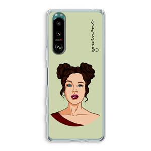 CaseCompany Pop-Art Creator: Sony Xperia 5 III Transparant Hoesje