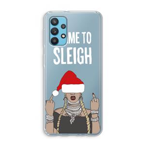 CaseCompany Came To Sleigh: Samsung Galaxy A32 4G Transparant Hoesje