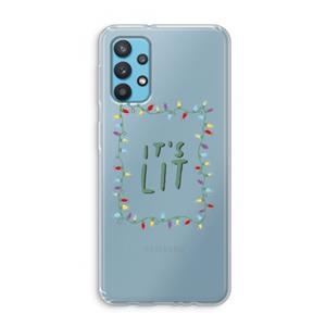 CaseCompany It's Lit: Samsung Galaxy A32 4G Transparant Hoesje