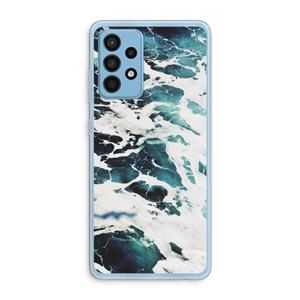 CaseCompany Golven: Samsung Galaxy A52 Transparant Hoesje