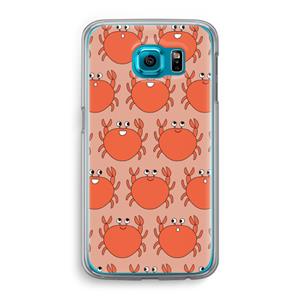 CaseCompany Krab: Samsung Galaxy S6 Transparant Hoesje