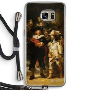 CaseCompany De Nachtwacht: Samsung Galaxy S7 Edge Transparant Hoesje met koord