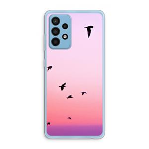 CaseCompany Fly away: Samsung Galaxy A52 Transparant Hoesje