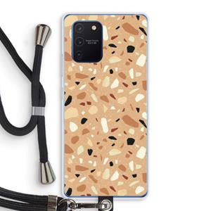 CaseCompany Terrazzo N°17: Samsung Galaxy Note 10 Lite Transparant Hoesje met koord