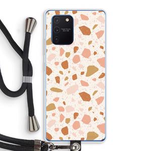 CaseCompany Terrazzo N°18: Samsung Galaxy Note 10 Lite Transparant Hoesje met koord