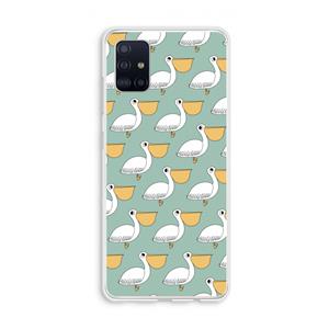CaseCompany Pelican: Galaxy A51 4G Transparant Hoesje