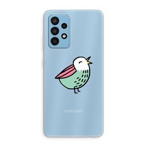 CaseCompany Birdy: Samsung Galaxy A52 Transparant Hoesje