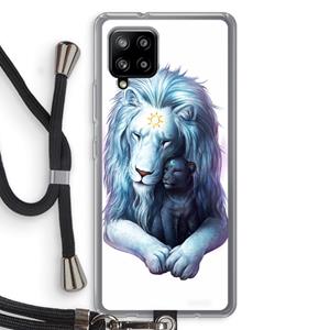 CaseCompany Child Of Light: Samsung Galaxy A42 5G Transparant Hoesje met koord