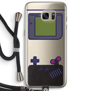 CaseCompany Game On: Samsung Galaxy S7 Edge Transparant Hoesje met koord