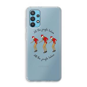 CaseCompany Jingle Ladies: Samsung Galaxy A32 4G Transparant Hoesje