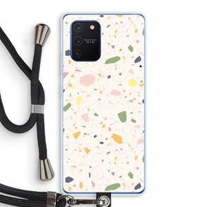 CaseCompany Terrazzo N°21: Samsung Galaxy Note 10 Lite Transparant Hoesje met koord