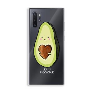 CaseCompany Avocuddle: Samsung Galaxy Note 10 Plus Transparant Hoesje