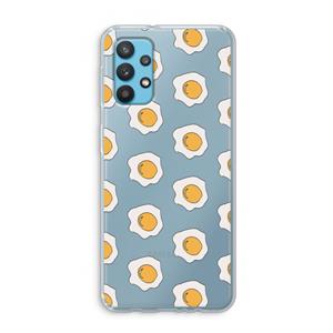 CaseCompany Bacon to my eggs #1: Samsung Galaxy A32 4G Transparant Hoesje